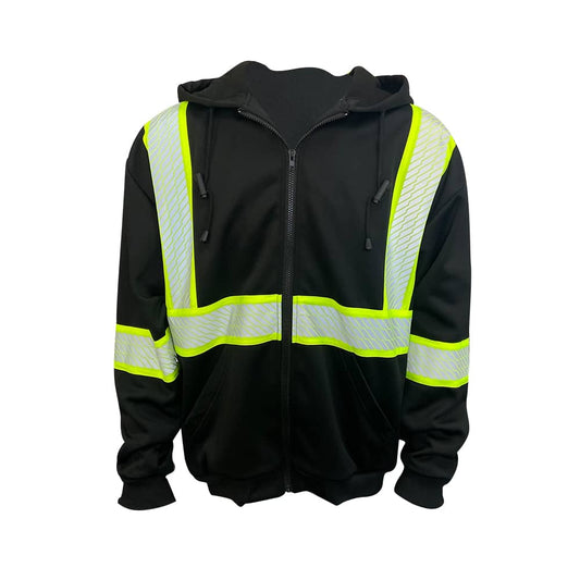 High Visibility Zipper Hoodie