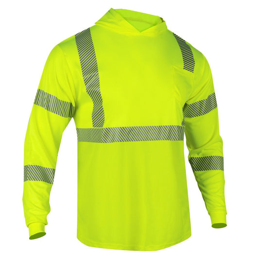 HI- Visibility Reflective Shirt with Hood